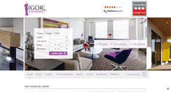 Desktop Screenshot of igor-immobilier.com
